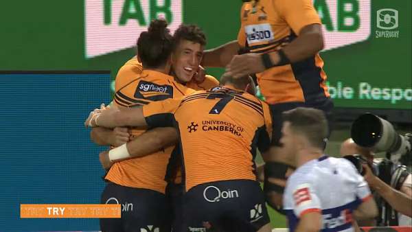 El “Try Of The Week” en Australia lo apoyó Brumbies