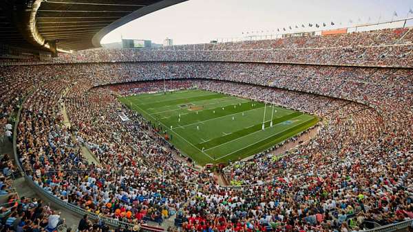 El clima del Camp Nou en la final del Top 14