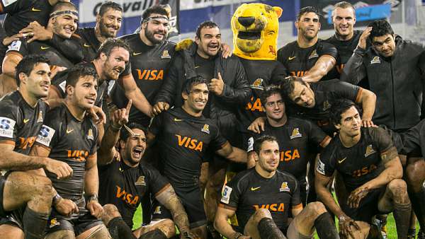 El festejo de Jaguares tras el triunfo ante Bulls