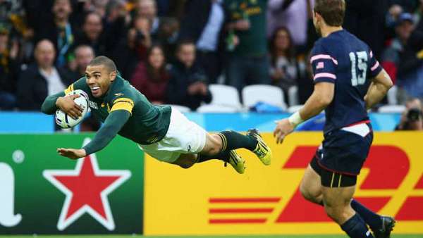 Todos los tries de Bryan Habana en Copas del Mundo