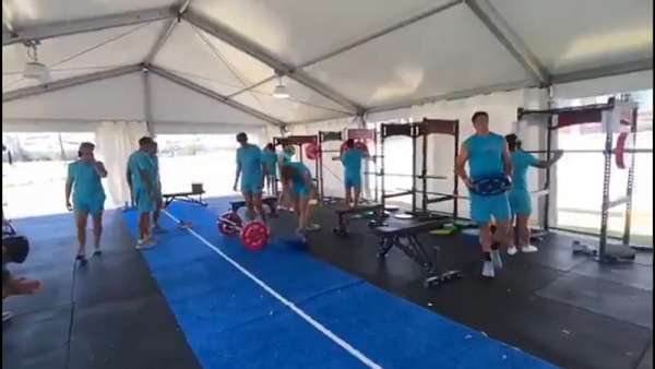 Día de gimnasio para Los Pumas