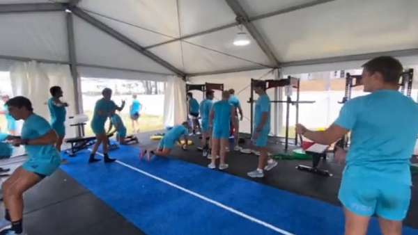 Los Pumas volvieron a los entrenamientos