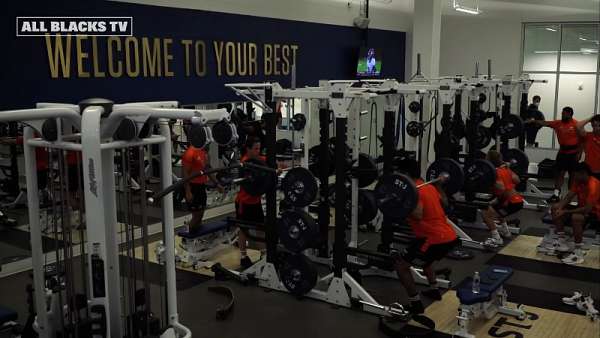 Jornada de gimnasio para los All Blacks en Washington