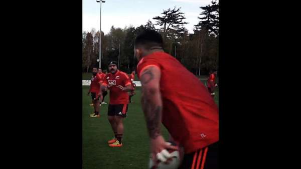 Los All Blacks se preparan en Dublin