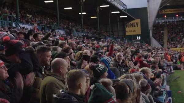 La locura por la ovalada de los fans ingleses