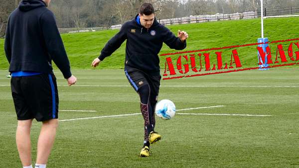 Horacio Agulla y sus destrezas futbolísticas