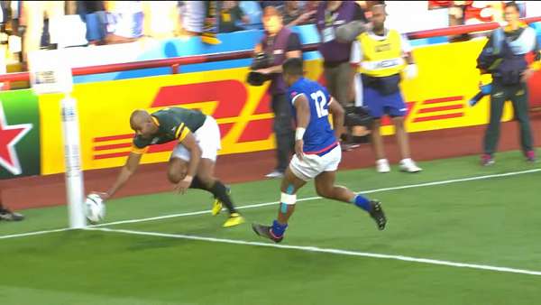 Top 10 tries de Springboks en Mundiales de la última década