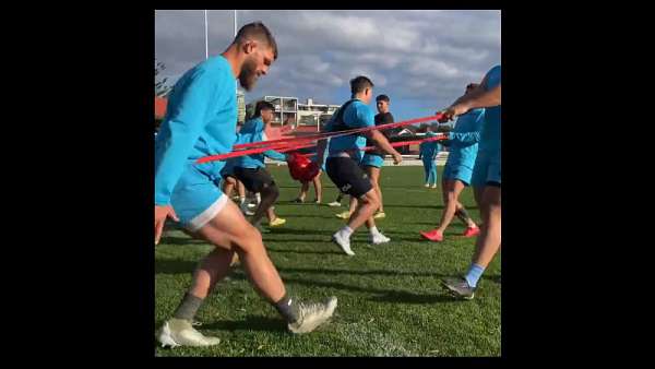Los Pumas ya entrenan en Australia