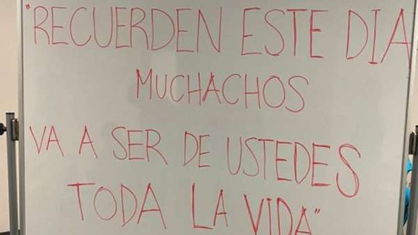 El festejo de Los Pumas en los vestuarios