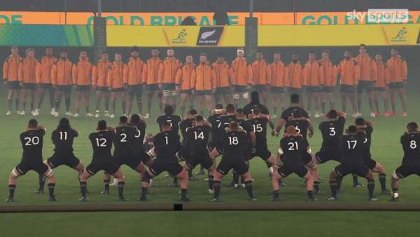 El Haka de los All Blacks previo a jugar ante Wallabies