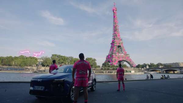 El Stade Français con flota de autos eléctricos