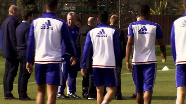 Eddie Jones y su visita a Chelsea FC