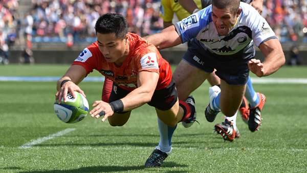 Akihito Yamada, la carta de try de Sunwolves