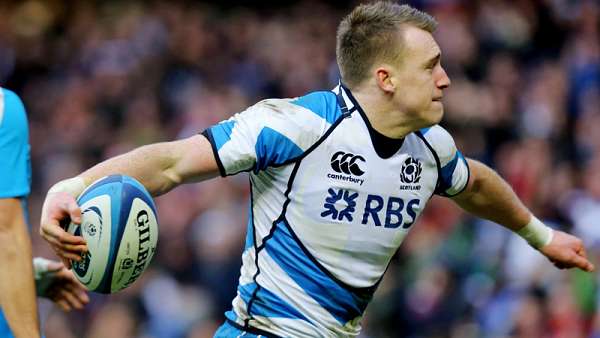 El try de Stuart Hogg a Italia en 2013