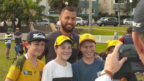 Los Wallabies y su gente disfrutaron del Fan Day