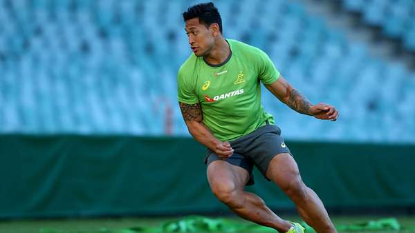 Israel Folau quiere dar vuelta la página