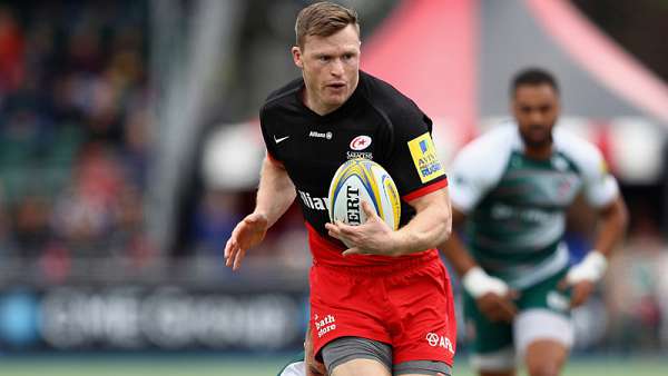 Chris Ashton disputó su 100° partido con Saracens