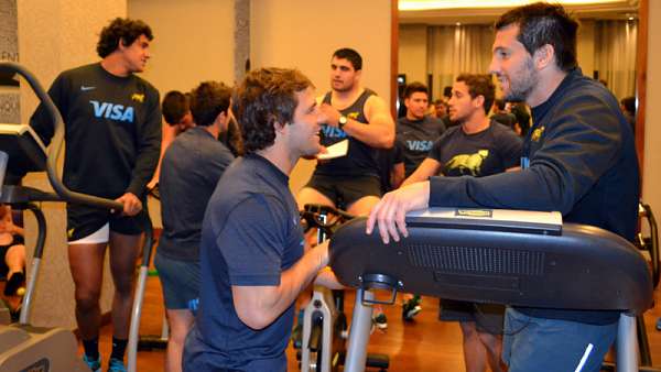 Los Pumas se ponen a punto en el gimnasio