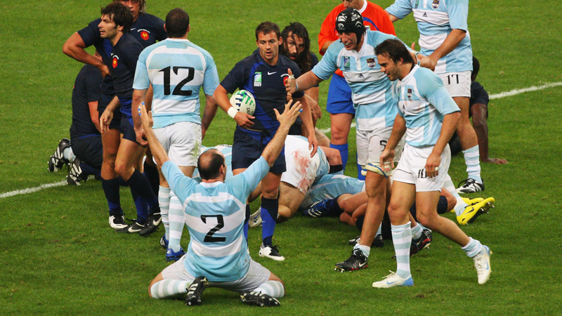 El try Aramburú a en 2007 RugbyTime.tv